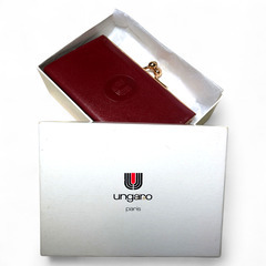 U by ungaro　がま口財布　バーガンディの画像