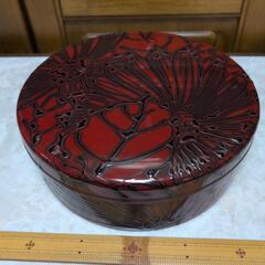 茶びつ　茶櫃　福泉醸造工業株式会社の名入り　プラスチック製