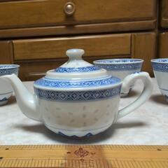 小ぶりな　景徳鎮製　飲茶セット　中国茶器の画像