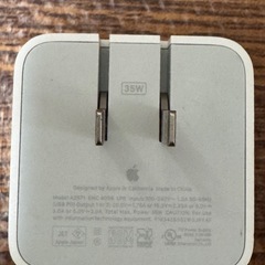 Apple純正　35w USB-Cアダプタの画像