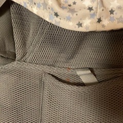 【美品】Aprica 抱っこ紐 グレー フラワーパターンの画像