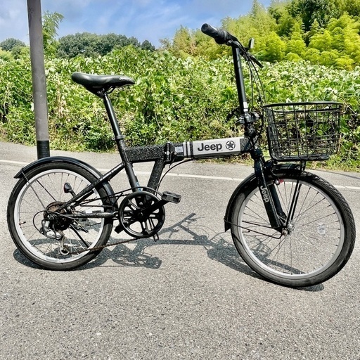 お買い得品！Jeep 20インチ外装6段変速折りたたみ自転車