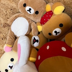 ぬいぐるみ リラックマなどの画像