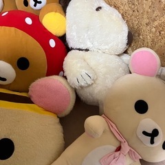 ぬいぐるみ リラックマなどの画像