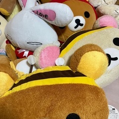 ぬいぐるみ リラックマなどの画像