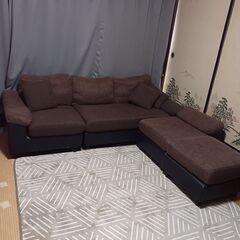 ソファー５人掛け　コーナーの画像