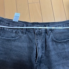 Levi’s（リーバイス）プレミアム⭐︎ハーフパンツ デニム 黒⭐︎ 黒デニムハーフパンツの画像