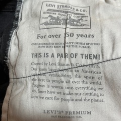 Levi’s（リーバイス）プレミアム⭐︎ハーフパンツ デニム 黒⭐︎ 黒デニムハーフパンツの画像