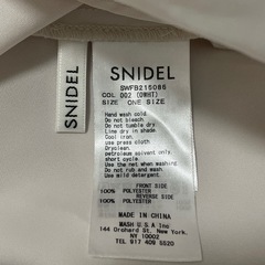 snidelのバックリボンオーガンジーブラウスです☺️の画像