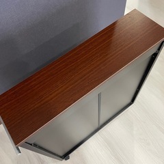 サンワダイレクト 本棚 キャスター付き 隙間収納 幅15.5×奥行58.5×高さ65cm スリムの画像