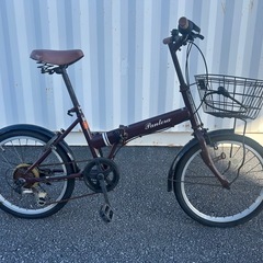 20インチ　折りたたみ自転車の画像