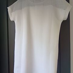 半袖白ワンピース（М着丈約85cm）の画像