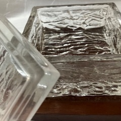 【未使用】 HOYA クリスタルガラス シガレットセットの画像