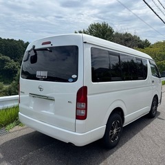 ハイエースワイド　ワゴン　TRH214 2WD パール　車検2年の画像