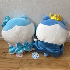 ハチワレ　BIGぬいぐるみ　タグ付きの画像