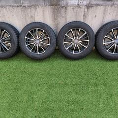 17インチアルミホイールとスタッドレス4本セットの画像