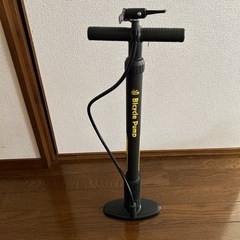 エアーポンプタンク付き　自転車空気入れの画像