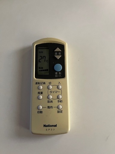 窓用エアコン ナショナル クーラー 保証付き