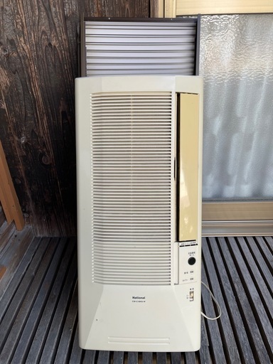 窓用エアコン ナショナル クーラー 保証付き
