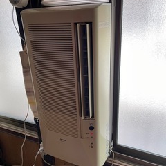 窓用エアコン ナショナル クーラー 保証付きの画像