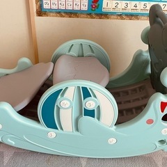 すべり台＆木馬の画像