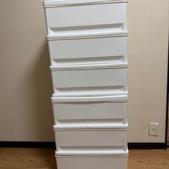 引き取り者が決めました★中古★ 美品 収納ケース 3段×2つ 1000円／1つの画像
