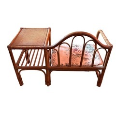 籐家具★ラタン家具★電話台の画像