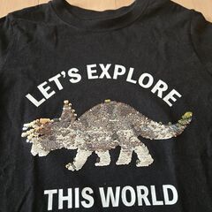 スパンコールTシャツ　半袖　150㎝　GUの画像
