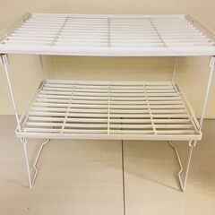 【無料】折り畳み小物棚3個の画像