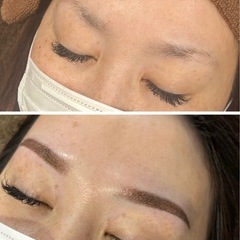 汗や水にも落ちない眉毛の画像