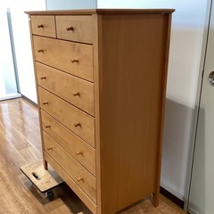 ハイチェスト（下段和装品戸棚）【町田市再生家具】251563の画像