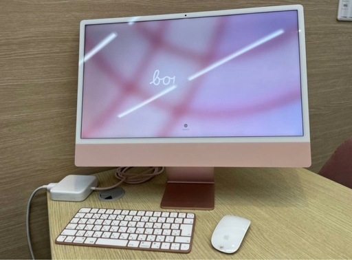 【9/9まで掲載!!】ジャンク　Apple iMac 24インチ A2438 Retina 4.5Kディスプレイ M1 8コアCPUGPU 256GB メモリ8GB ピンク レッド 2021