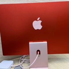 【値引き交渉歓迎!!】Apple iMac 24インチ A2438 Retina 4.5Kディスプレイ M1 8コアCPUGPU 256GB メモリ8GB ピンク レッド 2021の画像