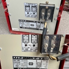 中古品 スター電器 スズキッド 交流アーク溶接機 レッドゴー 120 SSY-122R の画像