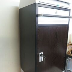 ※取引中/売約済***********　　　　　　未使用/新品　訳あり特価　カスタマイズ　ダブルキー 宅配ボックス 大容量 82L ポスト付き 戸建て用 配達ボックス ポスト 置き配 屋外 防水 盗難防止の画像