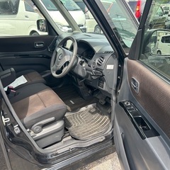 ブラックの方もローンOK  日産ルークス　ターボ　平成25年式　走行9万キロ　車検２年付　修復歴なし　スマートキー　の画像