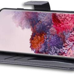 Galaxy S20 ケース 5G 手帳型 SC-51A SCG01 薄型 灰色の画像