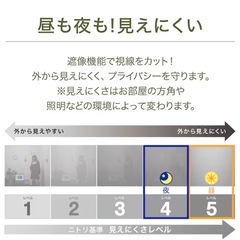 ニトリ　レースカーテンの画像