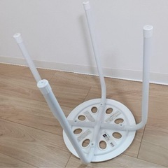 チェアテーブルセット ホワイトの画像