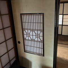 古い襖の画像