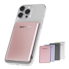 モバイルバッテリー 5000mAh MagSafe ワイヤレス充電対応 厚さ9mm
の画像