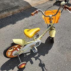 格安！子供用 自転車 補助輪付きの画像