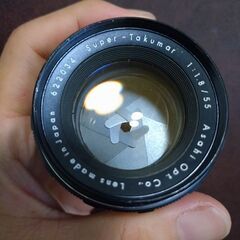 超希少　最初期型　チタンカラー　super takumar 55mm f1.8　の画像