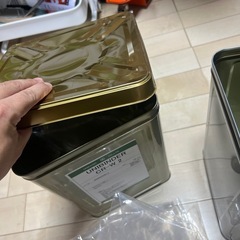 一斗缶【18L】2缶セット　フタ付きタイプの画像