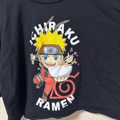 NARUTO ショート丈リメイク　tシャツの画像