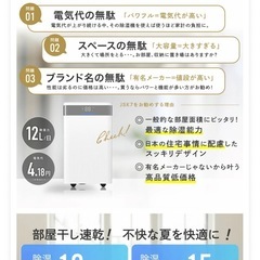 除湿機 JSK7 コンプレッサー式（12L/日・15畳対応） ほぼ新品の美品の画像