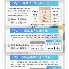 除湿機 JSK7 コンプレッサー式（12L/日・15畳対応） ほぼ新品の美品の画像