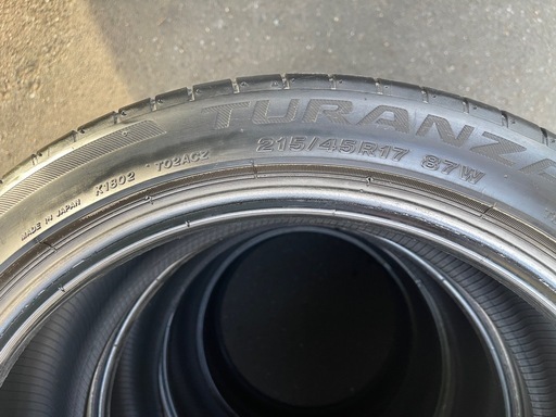タイヤ215/45R/17▪️BRIDGESTONE▪️4本セット