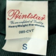 Printstar　無地Ｔシャツ アイビーグリーン深い緑　ブラック　の画像