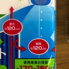未使用レインコート　5つ の画像